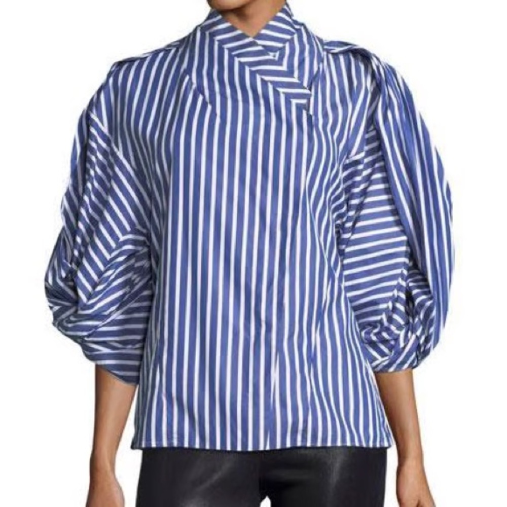 AWAKE MODE Cream Octopus Geisha Blouse Top Jacket Shirt